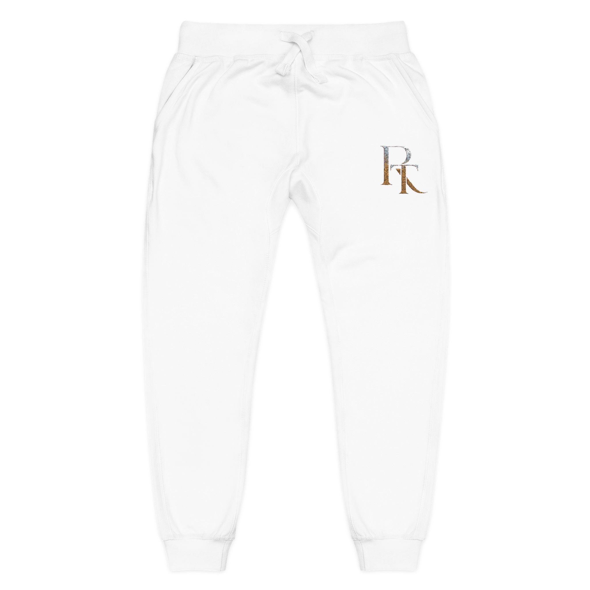 Rawthntk Embroidered Monogram Fleece Joggers | Luxury Streetwear