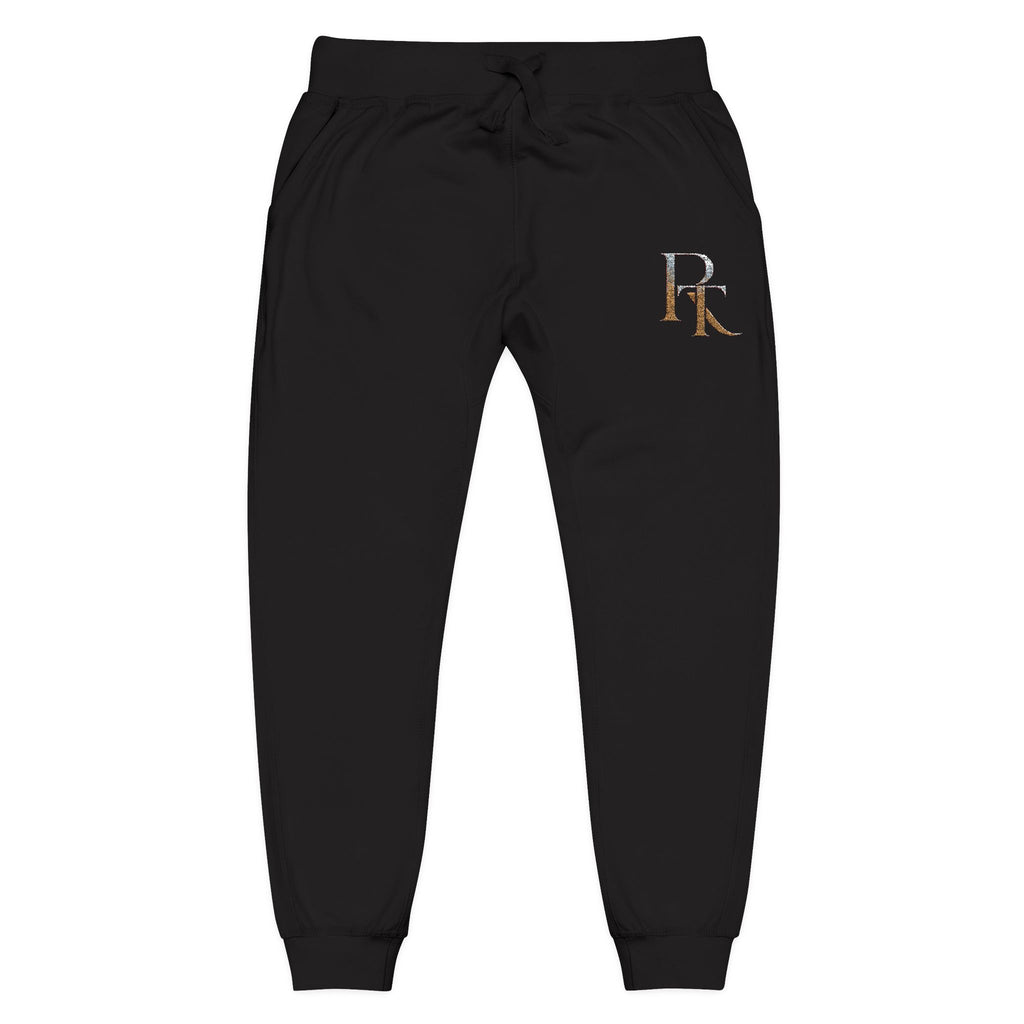 Rawthntk Embroidered Monogram Fleece Joggers | Luxury Streetwear