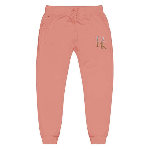 Rawthntk Embroidered Monogram Fleece Joggers | Luxury Streetwear