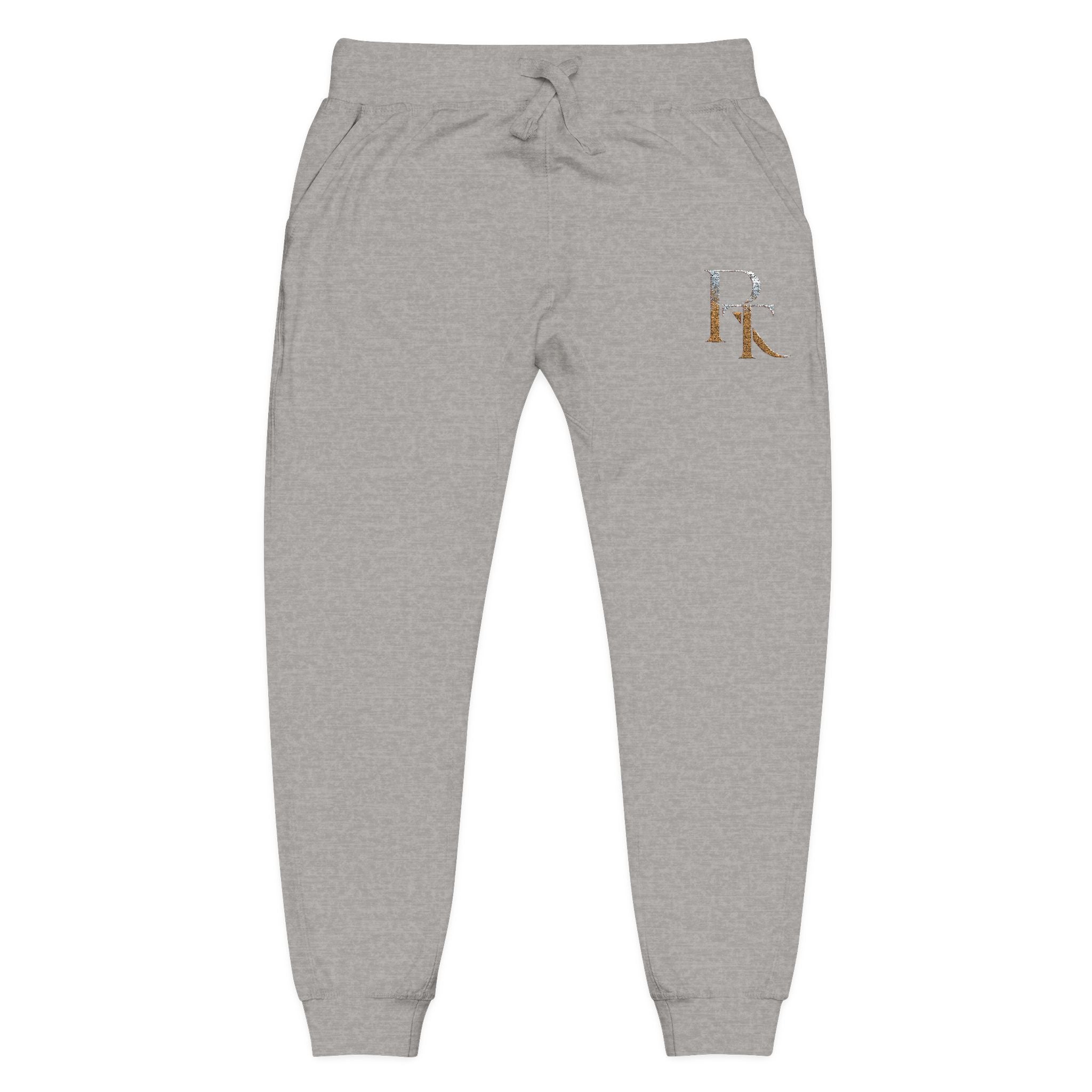 Rawthntk Embroidered Monogram Fleece Joggers | Luxury Streetwear